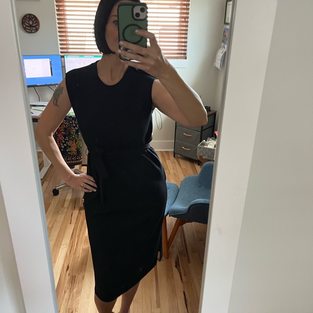 SPANX Black Midi Dress